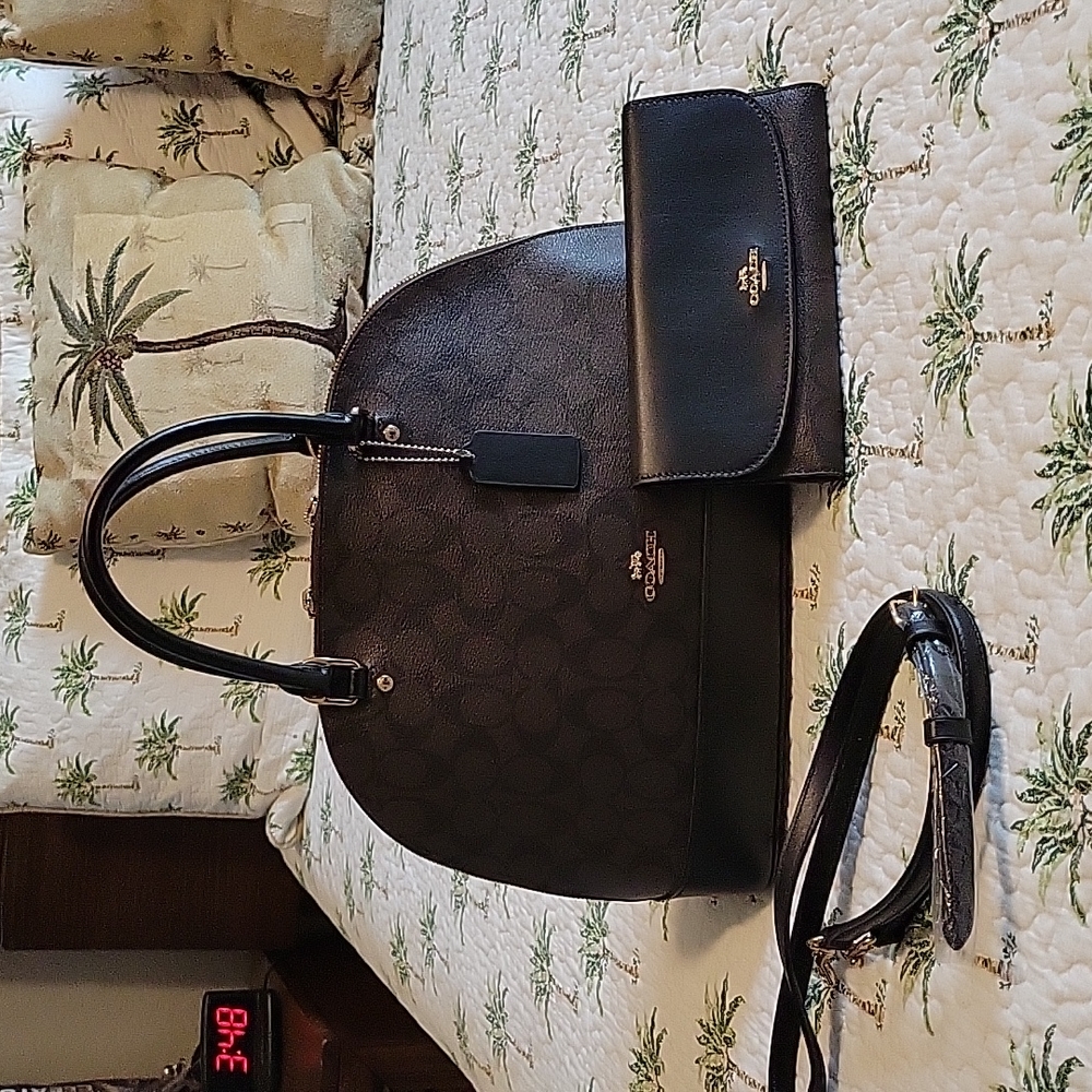 Coach Dome Bag with Matching Wallet bump